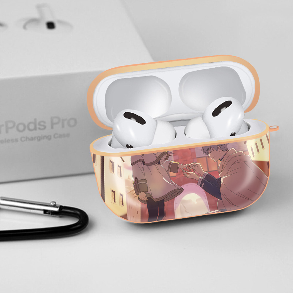 葬送のフリーレン Frieren 【AirPods Pro用】ハードシェル保護ケース｜耐衝撃・防指紋・カラビナ付き商品仕様