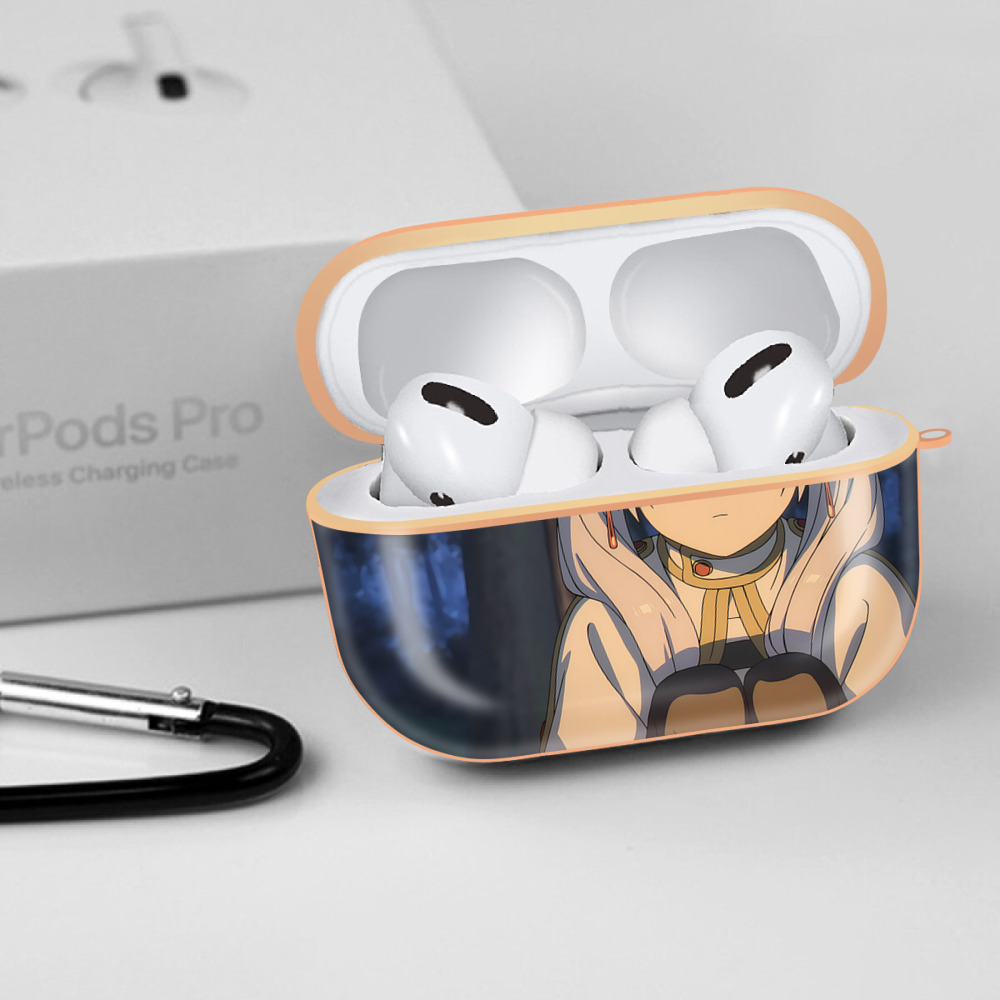 葬送のフリーレン Frieren 【AirPods Pro用】ハードシェル保護ケース｜耐衝撃・防指紋・カラビナ付き商品仕様