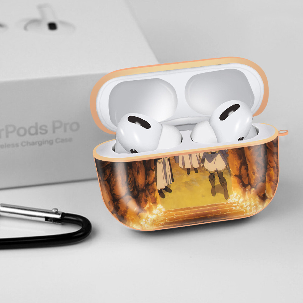 葬送のフリーレン Frieren 【AirPods Pro用】ハードシェル保護ケース｜耐衝撃・防指紋・カラビナ付き商品仕様