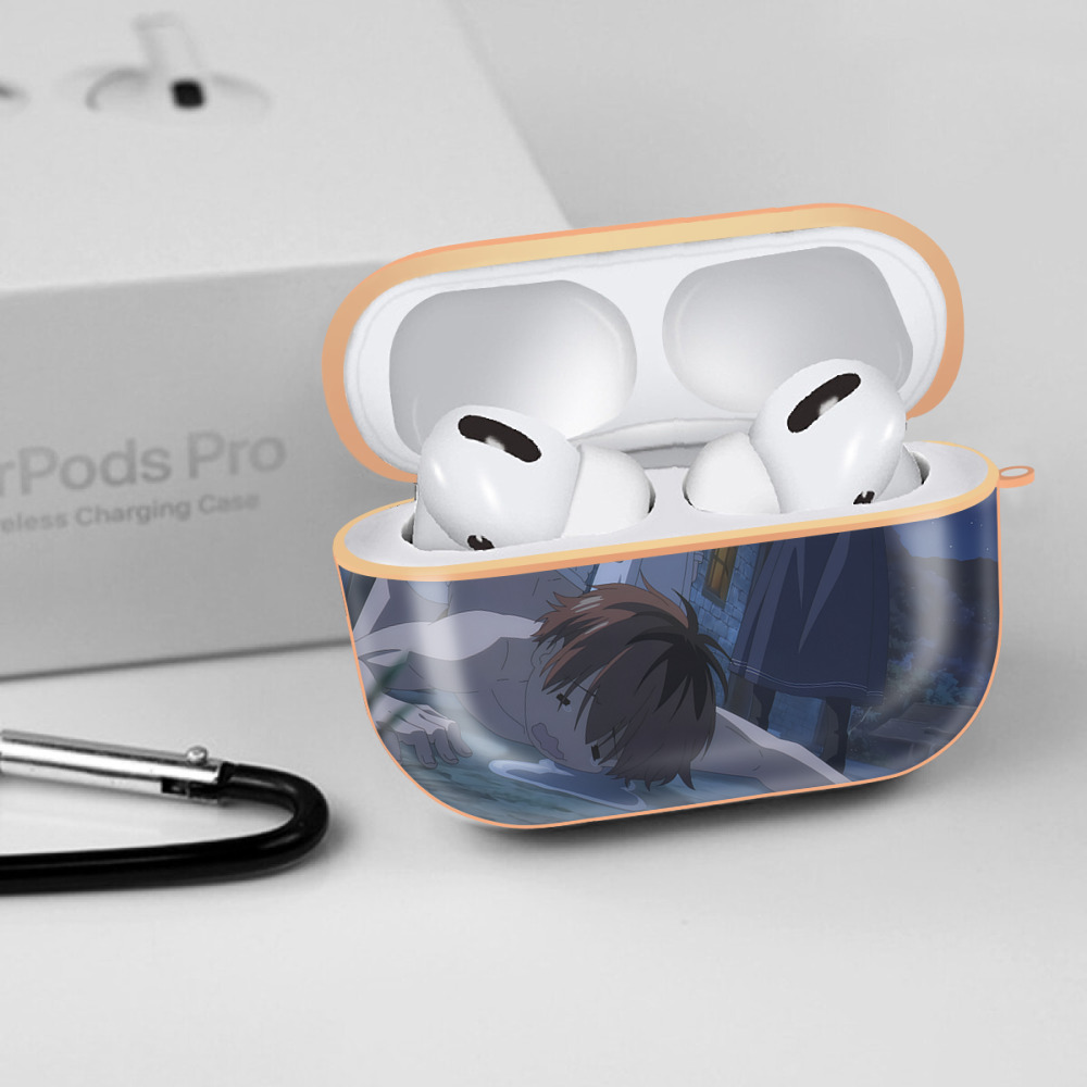 葬送のフリーレン Frieren 【AirPods Pro用】ハードシェル保護ケース｜耐衝撃・防指紋・カラビナ付き商品仕様