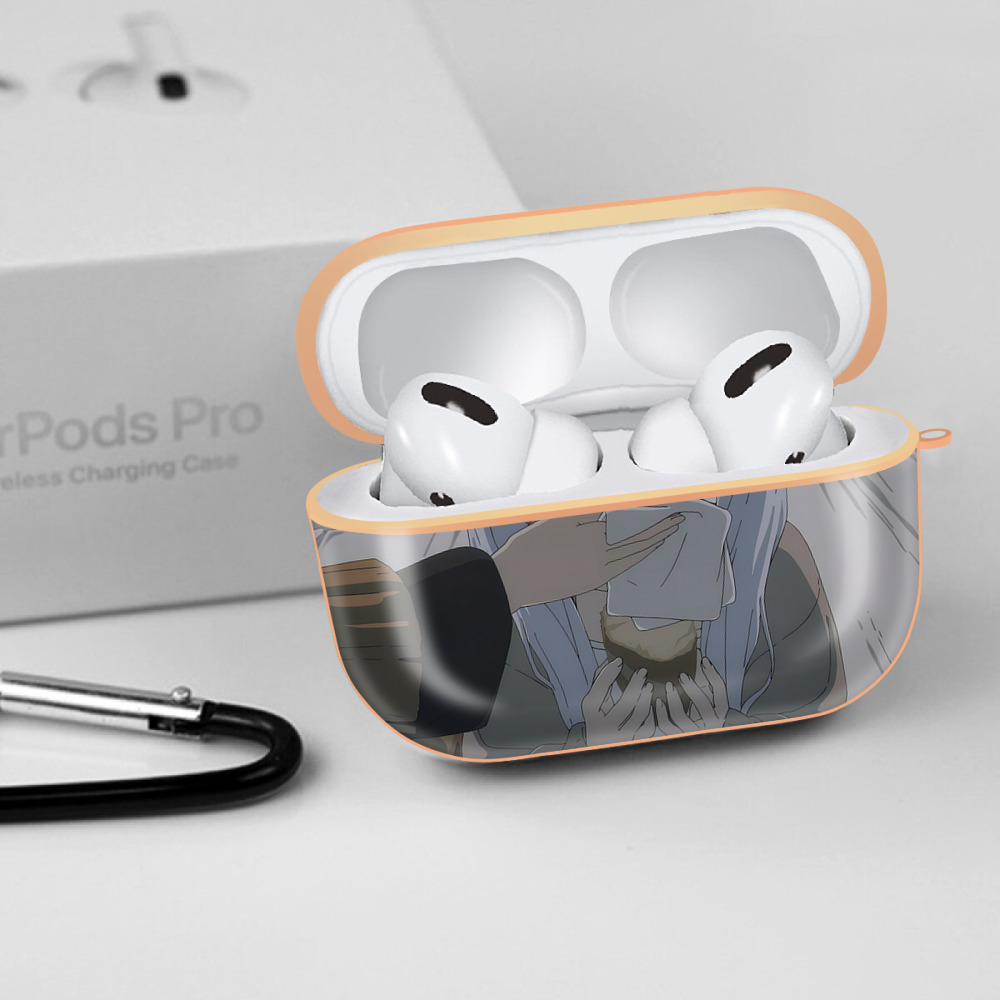 葬送のフリーレン Frieren 【AirPods Pro用】ハードシェル保護ケース｜耐衝撃・防指紋・カラビナ付き商品仕様