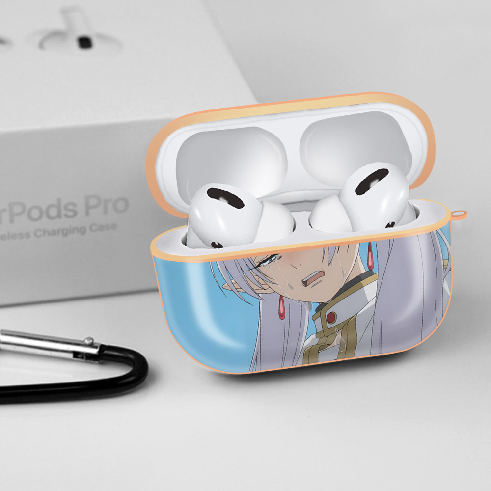 葬送のフリーレン Frieren 【AirPods Pro用】ハードシェル保護ケース｜耐衝撃・防指紋・カラビナ付き商品仕様