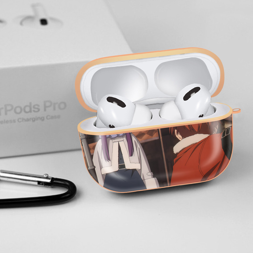 葬送のフリーレン Frieren 【AirPods Pro用】ハードシェル保護ケース｜耐衝撃・防指紋・カラビナ付き商品仕様