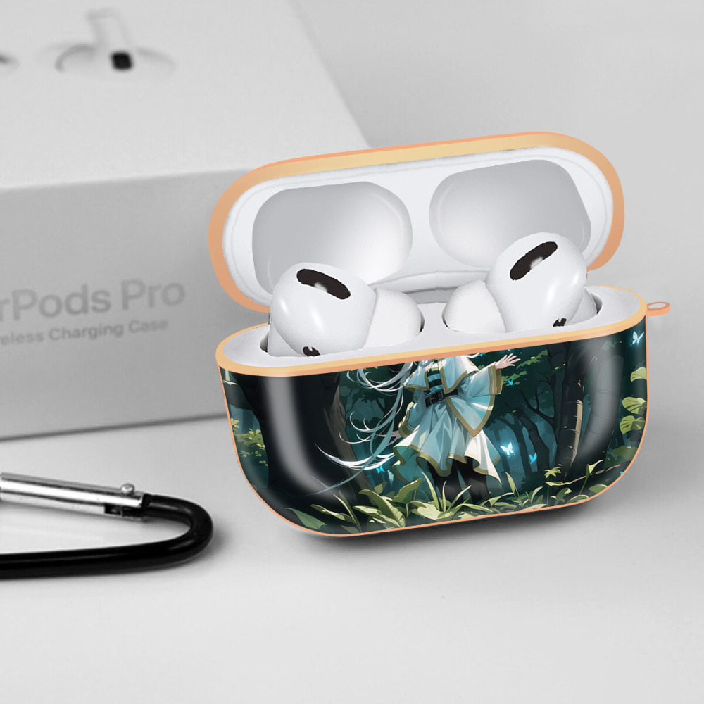 葬送のフリーレン Frieren 【AirPods Pro用】ハードシェル保護ケース｜耐衝撃・防指紋・カラビナ付き商品仕様