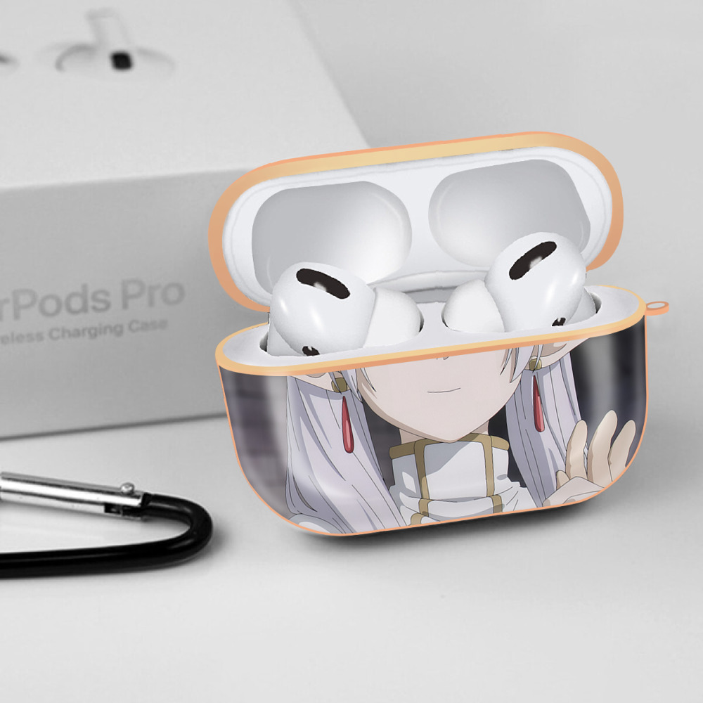 葬送のフリーレン Frieren 【AirPods Pro用】ハードシェル保護ケース｜耐衝撃・防指紋・カラビナ付き商品仕様