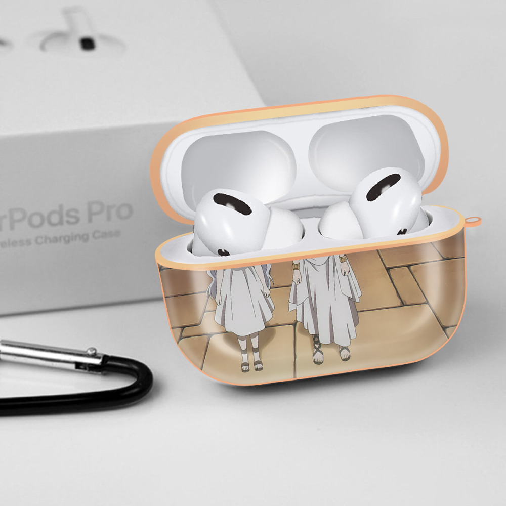 葬送のフリーレン Frieren 【AirPods Pro用】ハードシェル保護ケース｜耐衝撃・防指紋・カラビナ付き商品仕様