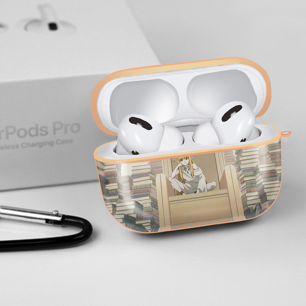 葬送のフリーレン Frieren 【AirPods Pro用】ハードシェル保護ケース｜耐衝撃・防指紋・カラビナ付き商品仕様