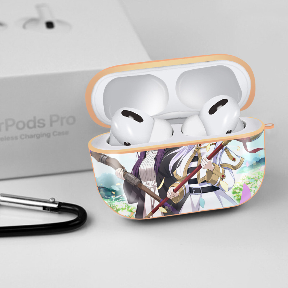 葬送のフリーレン Frieren 【AirPods Pro用】ハードシェル保護ケース｜耐衝撃・防指紋・カラビナ付き商品仕様
