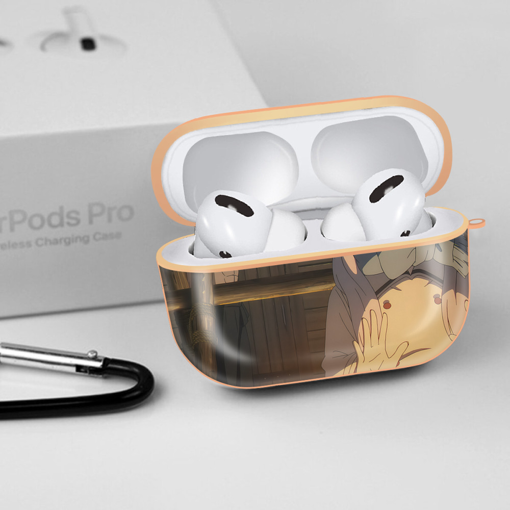 葬送のフリーレン Frieren 【AirPods Pro用】ハードシェル保護ケース｜耐衝撃・防指紋・カラビナ付き商品仕様