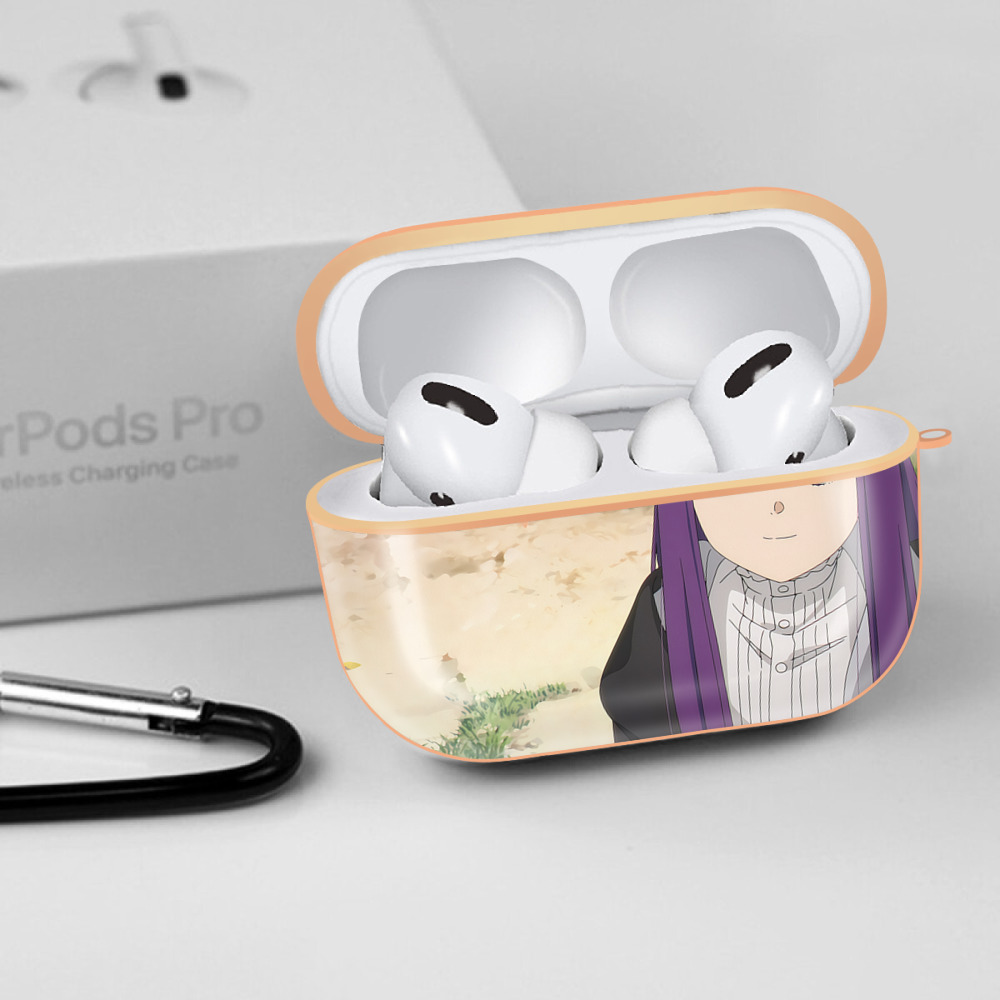葬送のフリーレン Frieren 【AirPods Pro用】ハードシェル保護ケース｜耐衝撃・防指紋・カラビナ付き商品仕様