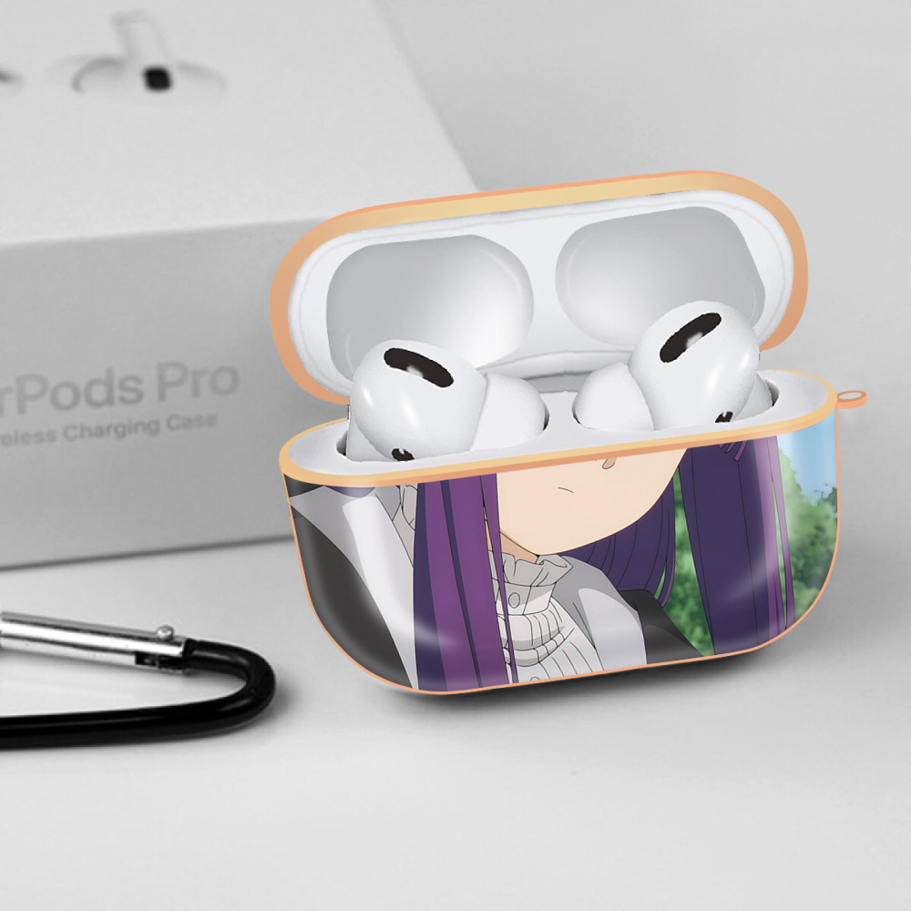 葬送のフリーレン Frieren 【AirPods Pro用】ハードシェル保護ケース｜耐衝撃・防指紋・カラビナ付き商品仕様