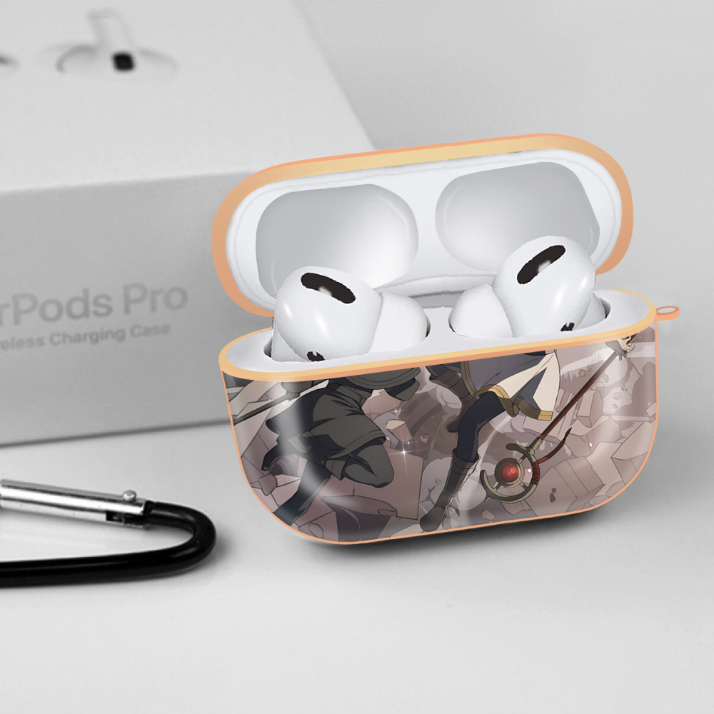 葬送のフリーレン Frieren 【AirPods Pro用】ハードシェル保護ケース｜耐衝撃・防指紋・カラビナ付き商品仕様