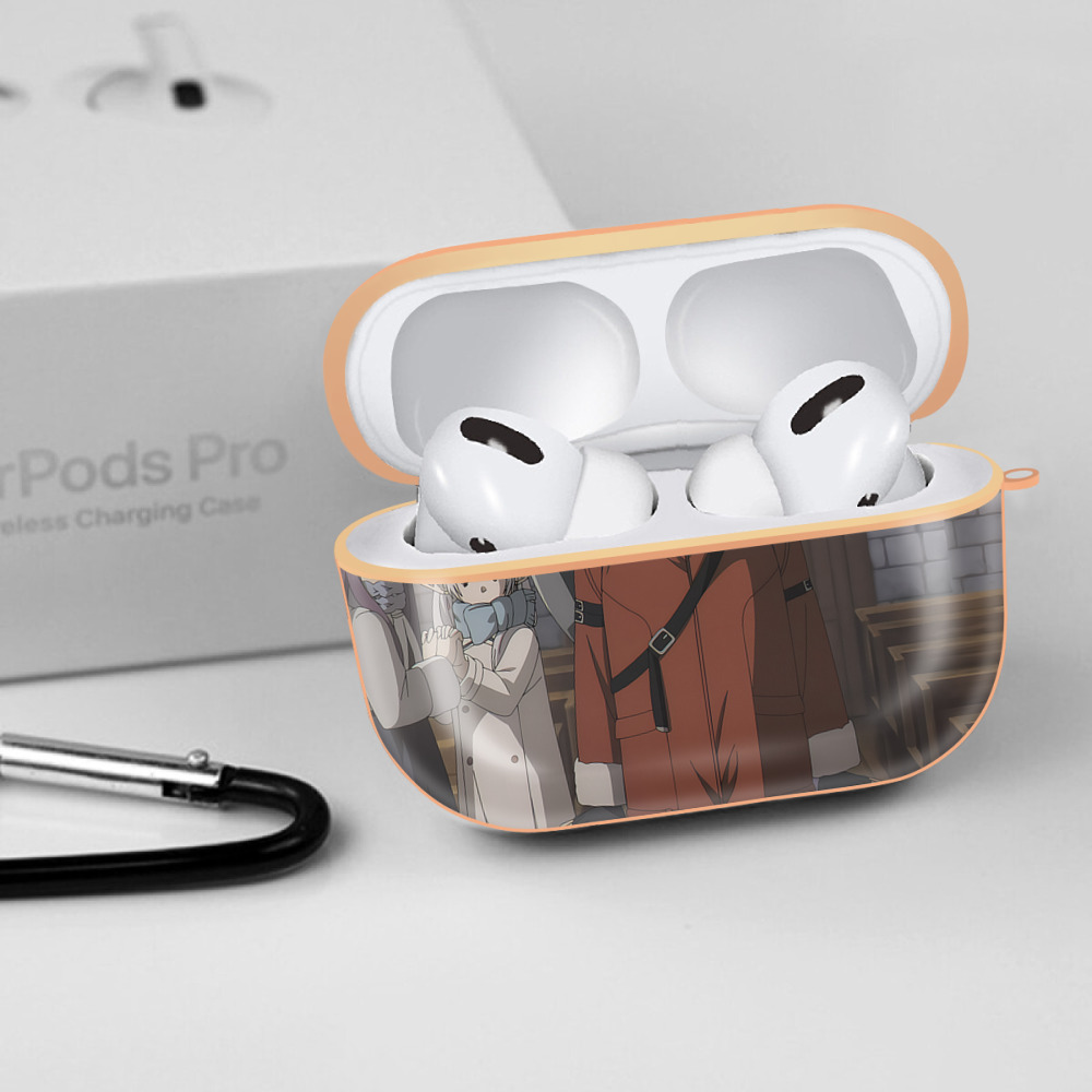 葬送のフリーレン Frieren 【AirPods Pro用】ハードシェル保護ケース｜耐衝撃・防指紋・カラビナ付き商品仕様