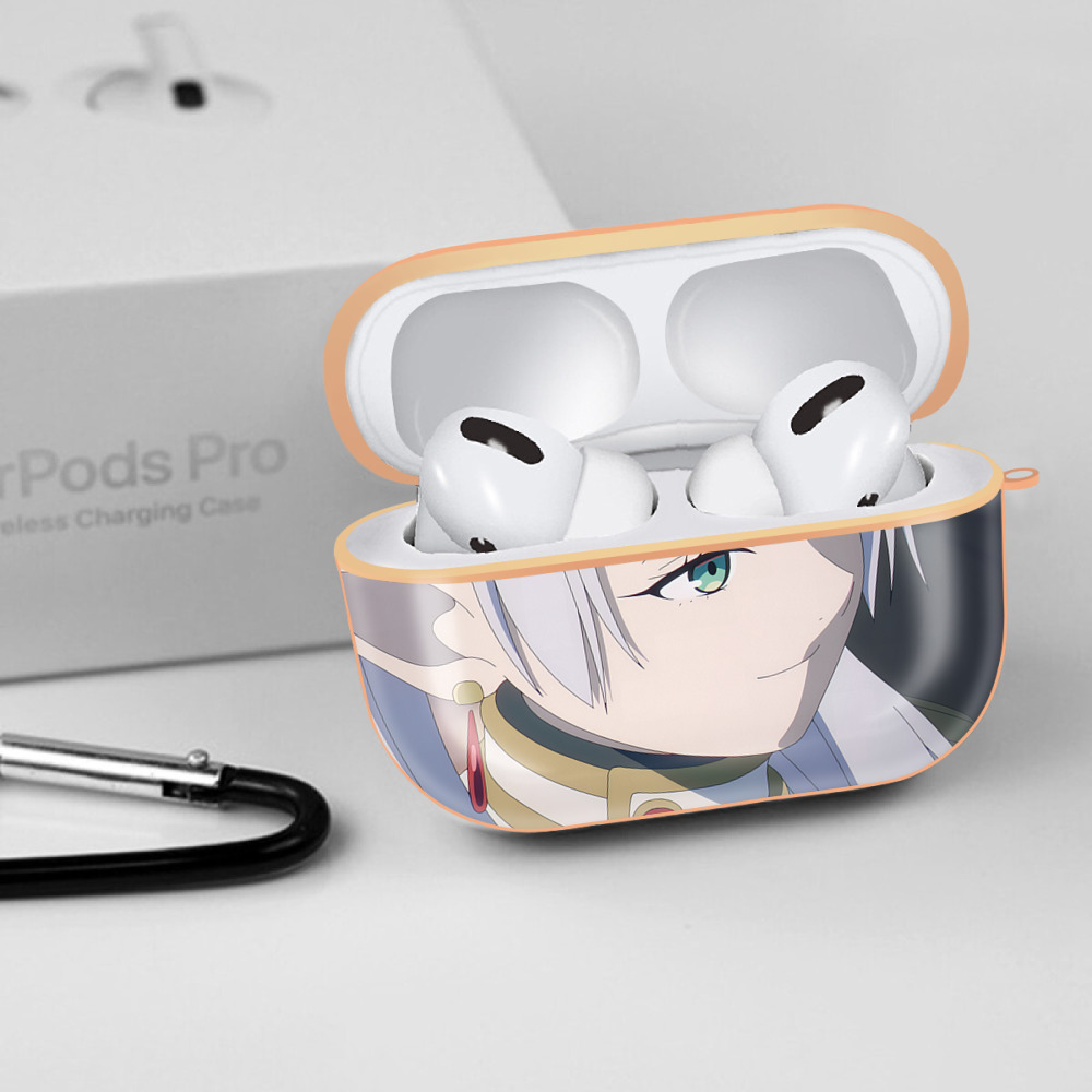 葬送のフリーレン Frieren 【AirPods Pro用】ハードシェル保護ケース｜耐衝撃・防指紋・カラビナ付き商品仕様