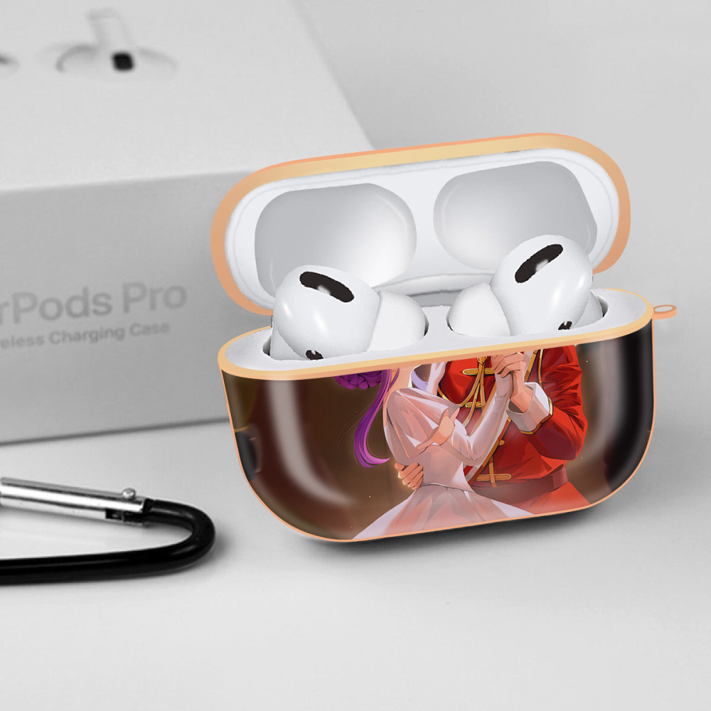 葬送のフリーレン Frieren 【AirPods Pro用】ハードシェル保護ケース｜耐衝撃・防指紋・カラビナ付き商品仕様