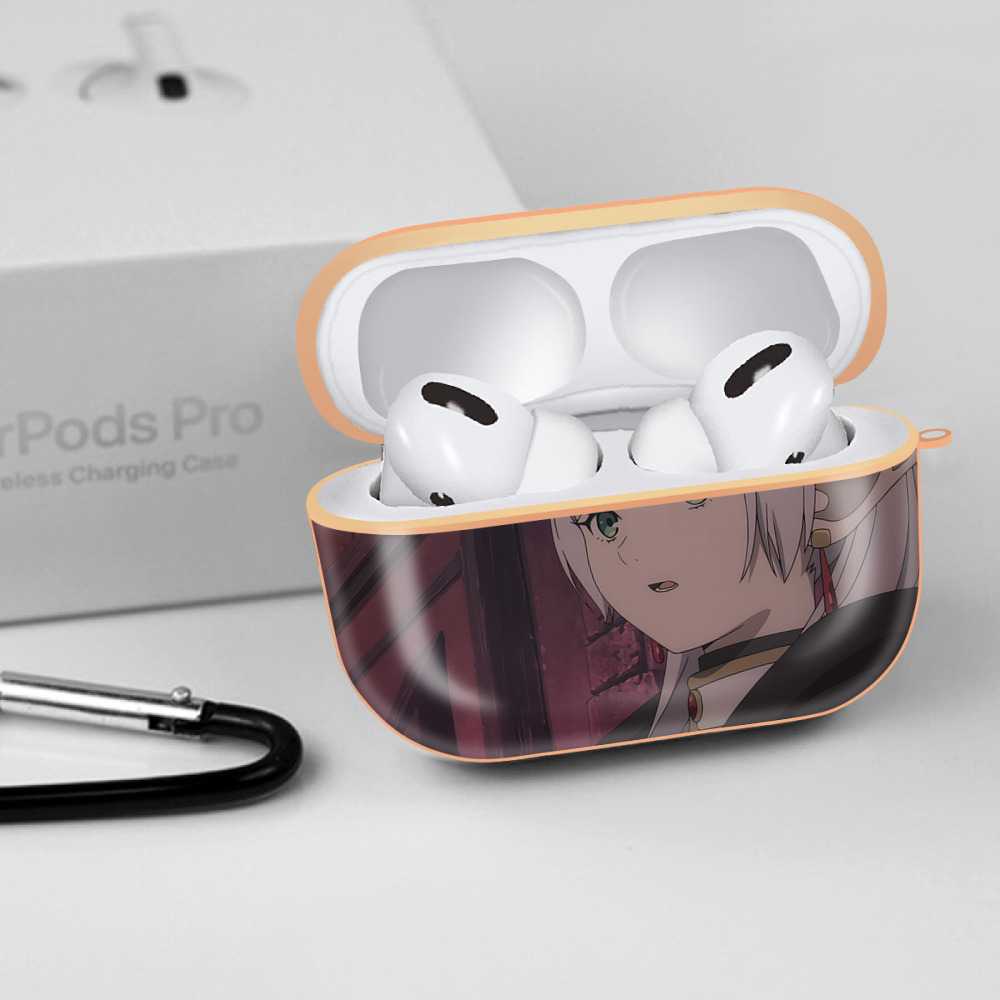 葬送のフリーレン Frieren 【AirPods Pro用】ハードシェル保護ケース｜耐衝撃・防指紋・カラビナ付き商品仕様