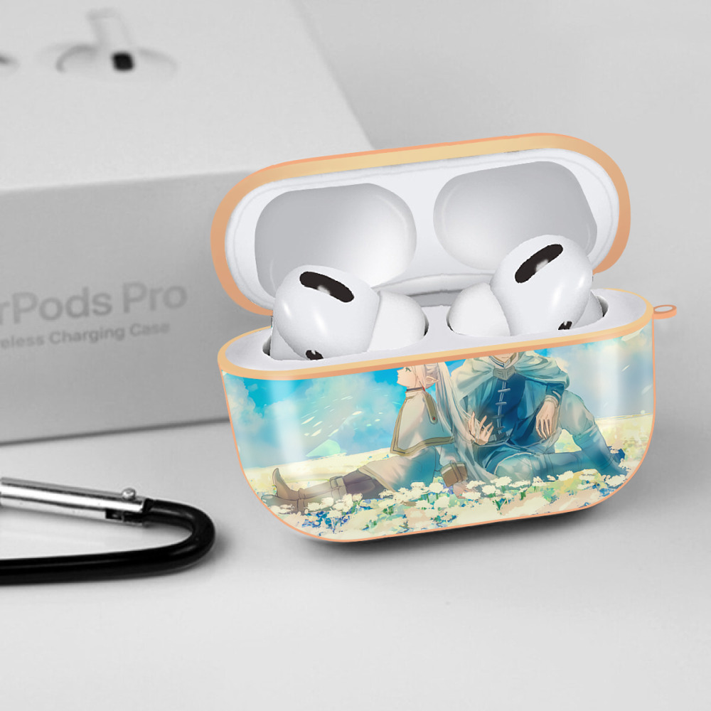 葬送のフリーレン Frieren 【AirPods Pro用】ハードシェル保護ケース｜耐衝撃・防指紋・カラビナ付き商品仕様