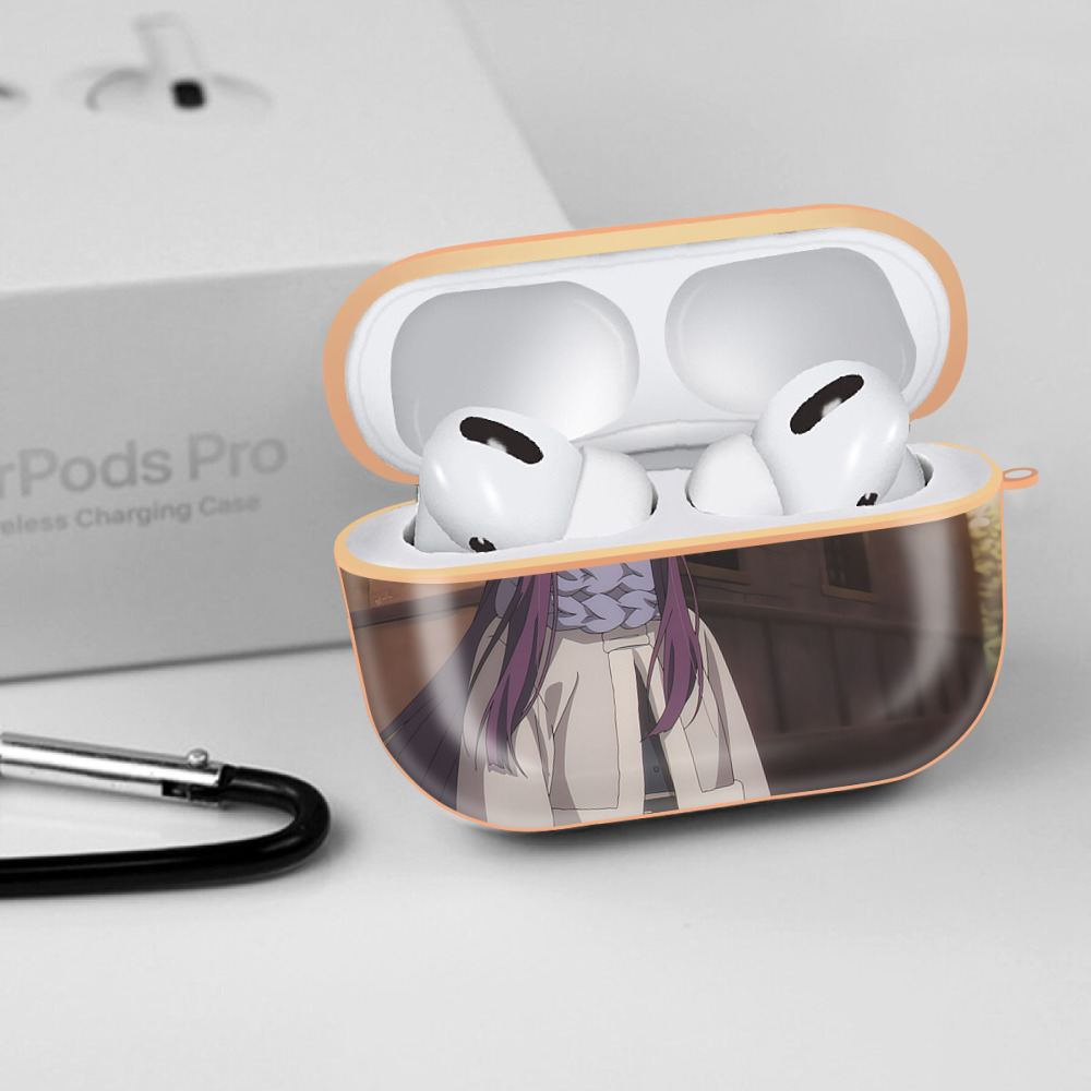 葬送のフリーレン Frieren 【AirPods Pro用】ハードシェル保護ケース｜耐衝撃・防指紋・カラビナ付き商品仕様