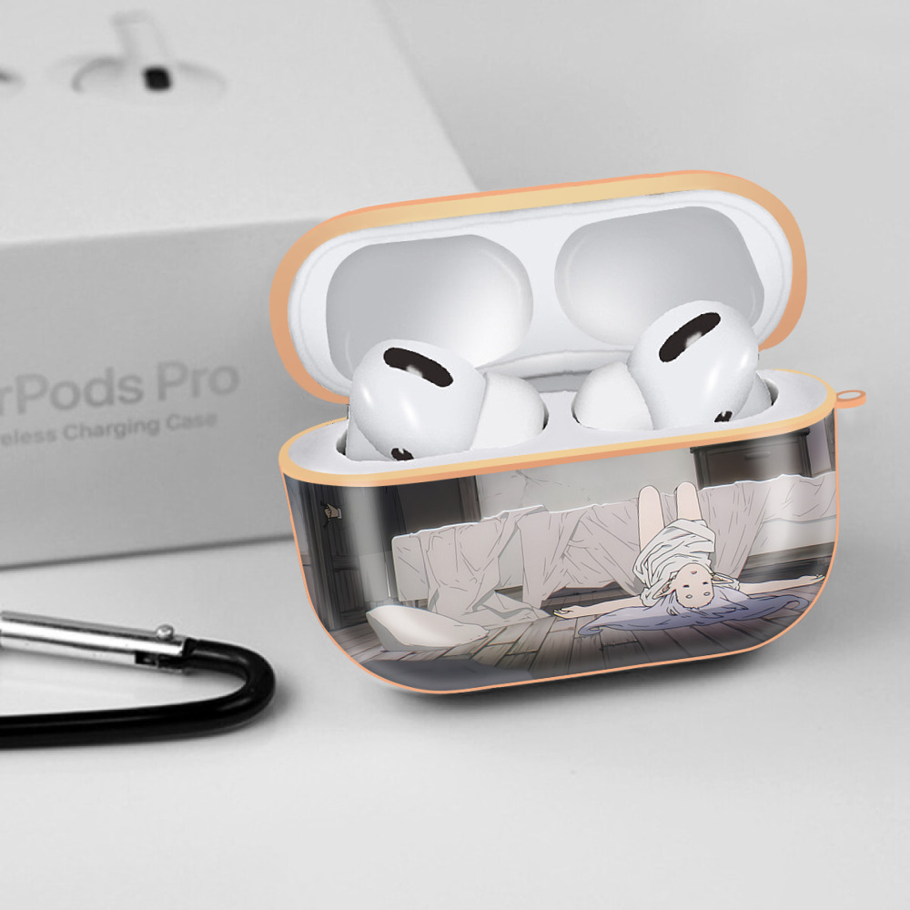 葬送のフリーレン Frieren 【AirPods Pro用】ハードシェル保護ケース｜耐衝撃・防指紋・カラビナ付き商品仕様