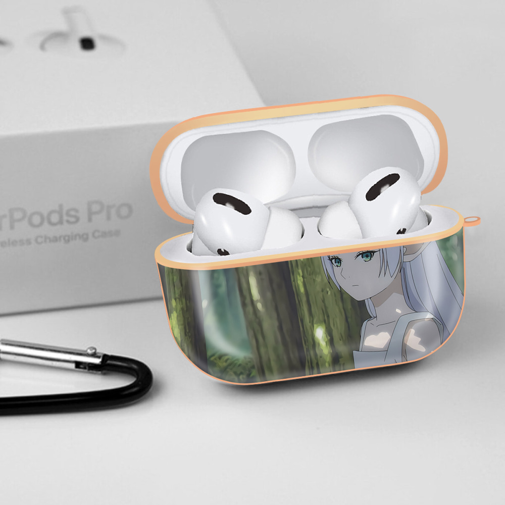 葬送のフリーレン Frieren 【AirPods Pro用】ハードシェル保護ケース｜耐衝撃・防指紋・カラビナ付き商品仕様