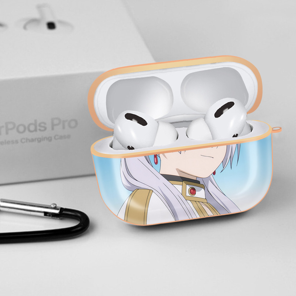 葬送のフリーレン Frieren 【AirPods Pro用】ハードシェル保護ケース｜耐衝撃・防指紋・カラビナ付き商品仕様