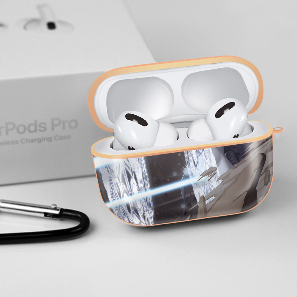 葬送のフリーレン Frieren 【AirPods Pro用】ハードシェル保護ケース｜耐衝撃・防指紋・カラビナ付き商品仕様