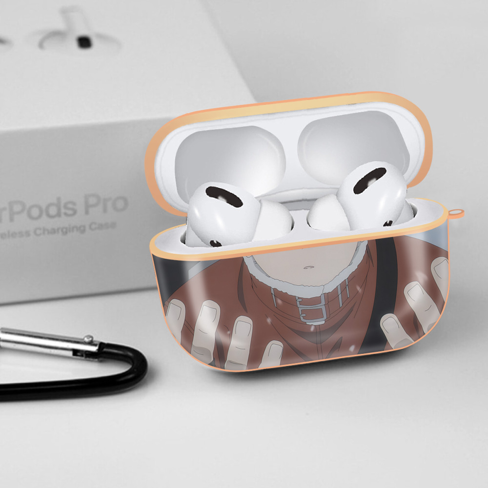 葬送のフリーレン Frieren 【AirPods Pro用】ハードシェル保護ケース｜耐衝撃・防指紋・カラビナ付き商品仕様