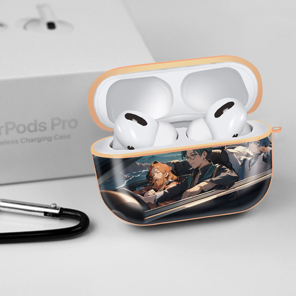 葬送のフリーレン Frieren 【AirPods Pro用】ハードシェル保護ケース｜耐衝撃・防指紋・カラビナ付き商品仕様
