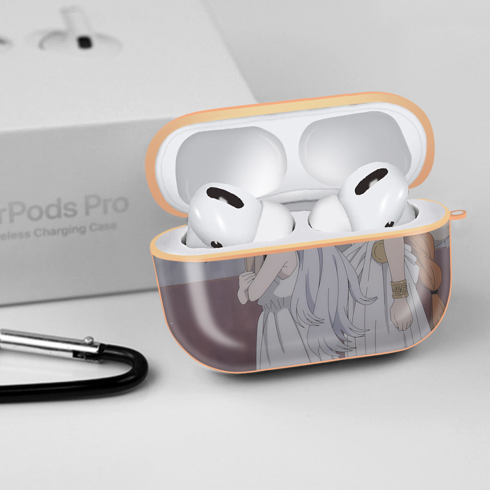 葬送のフリーレン Frieren 【AirPods Pro用】ハードシェル保護ケース｜耐衝撃・防指紋・カラビナ付き商品仕様