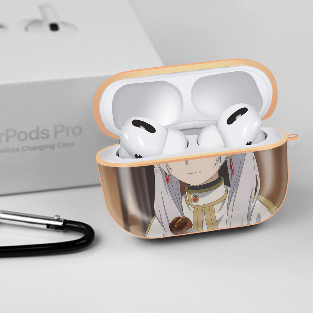 葬送のフリーレン Frieren 【AirPods Pro用】ハードシェル保護ケース｜耐衝撃・防指紋・カラビナ付き商品仕様