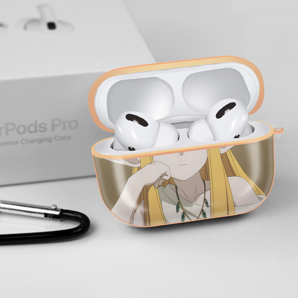 葬送のフリーレン Frieren 【AirPods Pro用】ハードシェル保護ケース｜耐衝撃・防指紋・カラビナ付き商品仕様