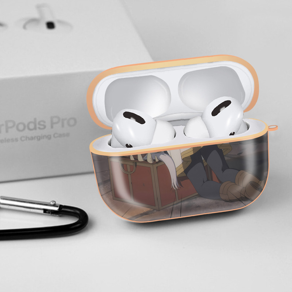 葬送のフリーレン Frieren 【AirPods Pro用】ハードシェル保護ケース｜耐衝撃・防指紋・カラビナ付き商品仕様