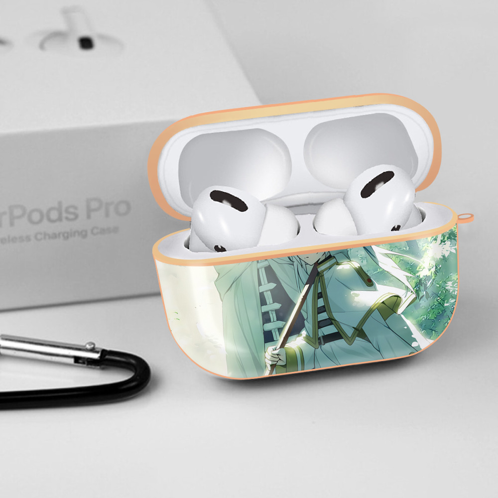 葬送のフリーレン Frieren 【AirPods Pro用】ハードシェル保護ケース｜耐衝撃・防指紋・カラビナ付き商品仕様