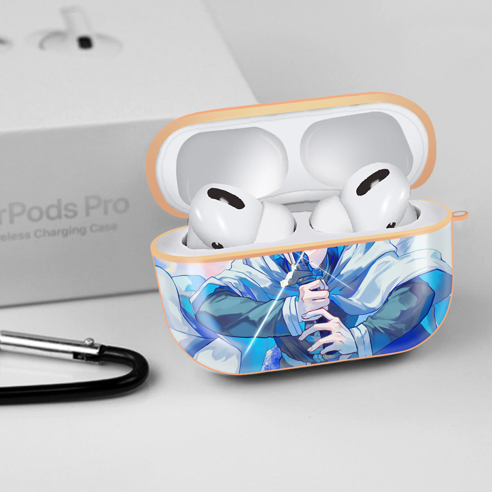葬送のフリーレン Frieren 【AirPods Pro用】ハードシェル保護ケース｜耐衝撃・防指紋・カラビナ付き商品仕様