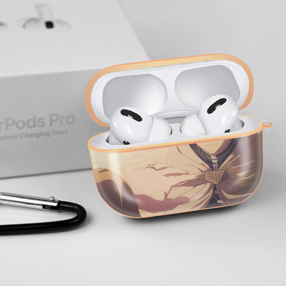 葬送のフリーレン Frieren 【AirPods Pro用】ハードシェル保護ケース｜耐衝撃・防指紋・カラビナ付き商品仕様