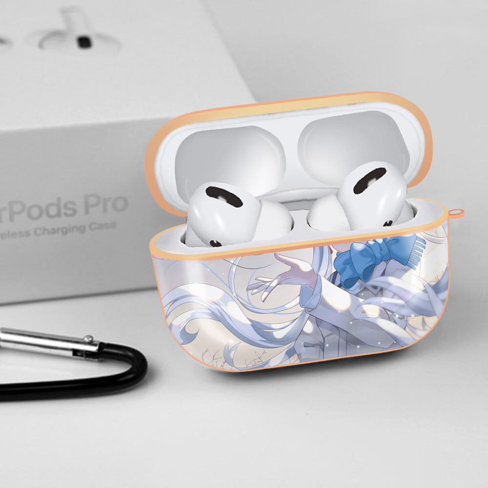 葬送のフリーレン Frieren 【AirPods Pro用】ハードシェル保護ケース｜耐衝撃・防指紋・カラビナ付き商品仕様
