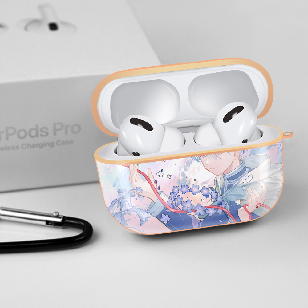 葬送のフリーレン Frieren 【AirPods Pro用】ハードシェル保護ケース｜耐衝撃・防指紋・カラビナ付き商品仕様