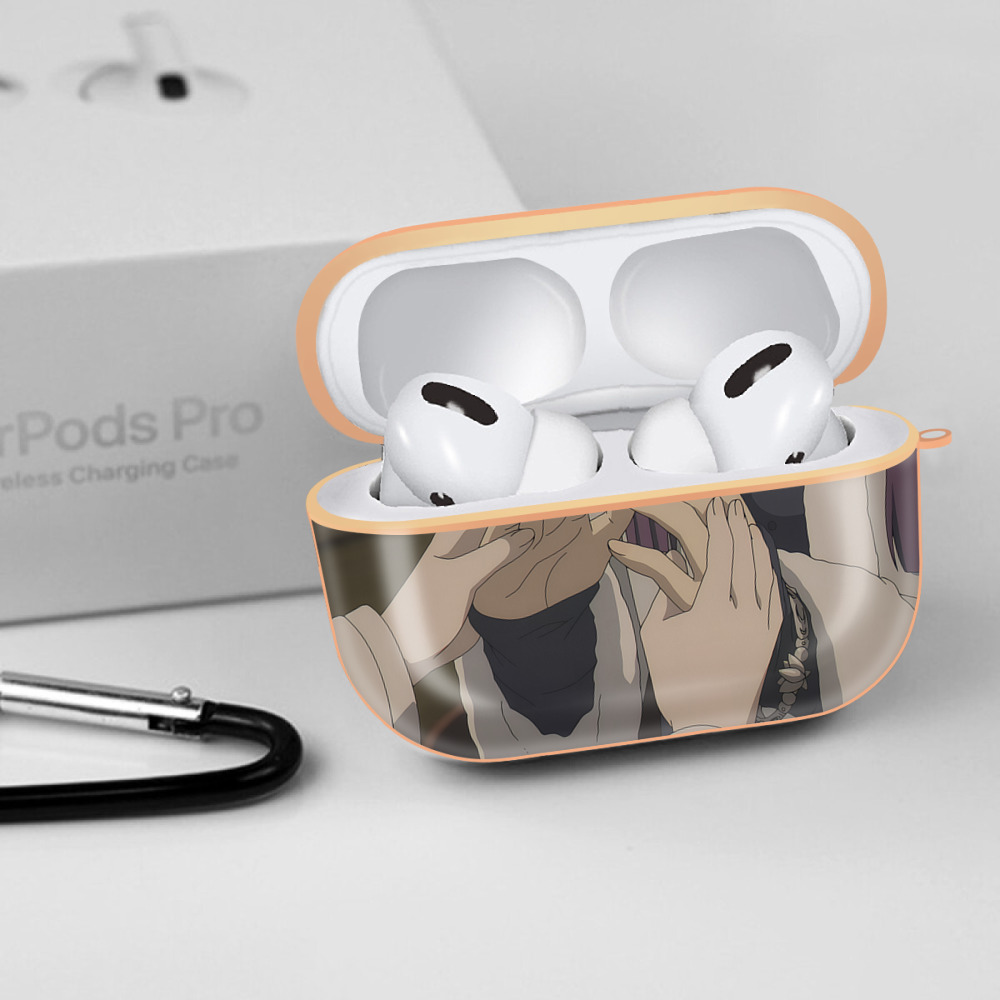 葬送のフリーレン Frieren 【AirPods Pro用】ハードシェル保護ケース｜耐衝撃・防指紋・カラビナ付き商品仕様