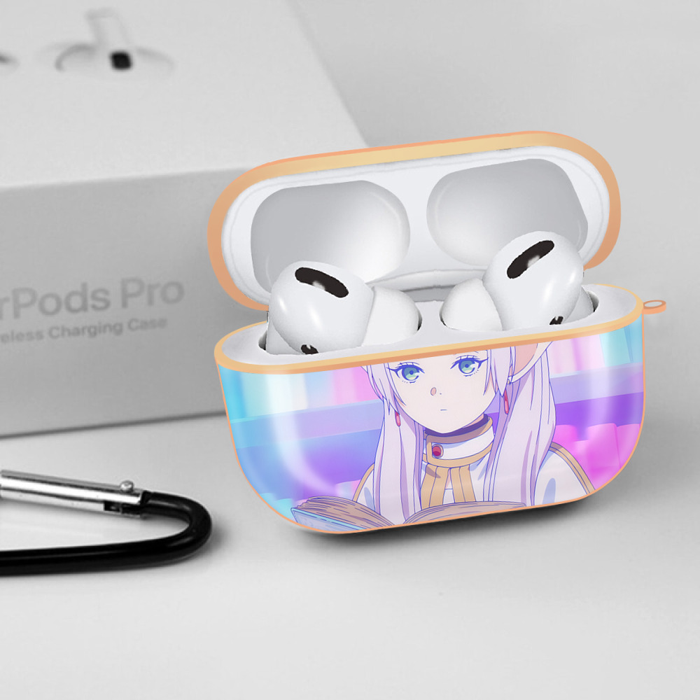 葬送のフリーレン Frieren 【AirPods Pro用】ハードシェル保護ケース｜耐衝撃・防指紋・カラビナ付き商品仕様