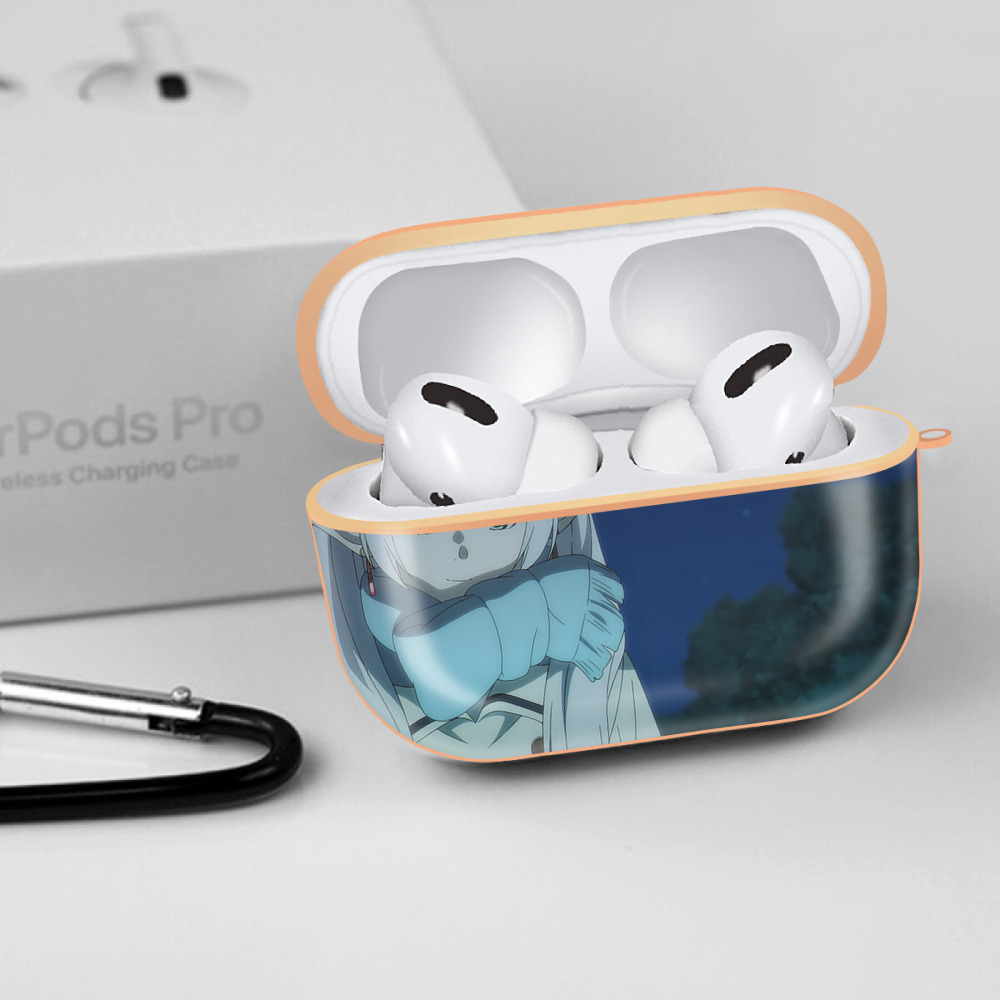 葬送のフリーレン Frieren 【AirPods Pro用】ハードシェル保護ケース｜耐衝撃・防指紋・カラビナ付き商品仕様