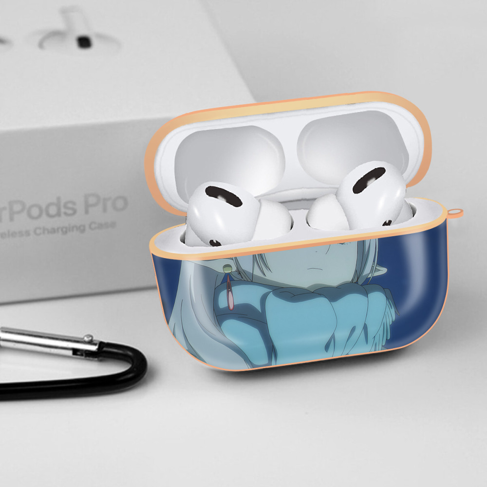 葬送のフリーレン Frieren 【AirPods Pro用】ハードシェル保護ケース｜耐衝撃・防指紋・カラビナ付き商品仕様