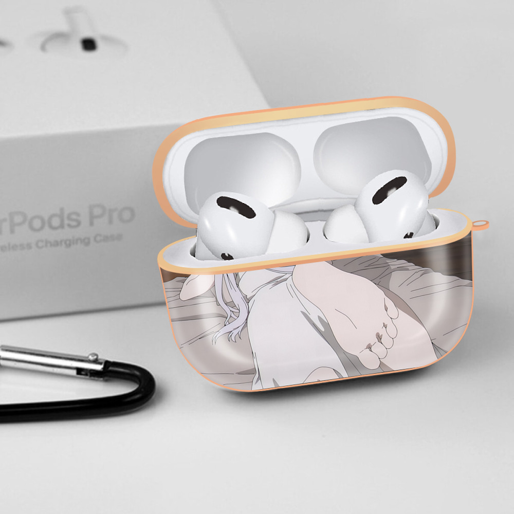 葬送のフリーレン Frieren 【AirPods Pro用】ハードシェル保護ケース｜耐衝撃・防指紋・カラビナ付き商品仕様