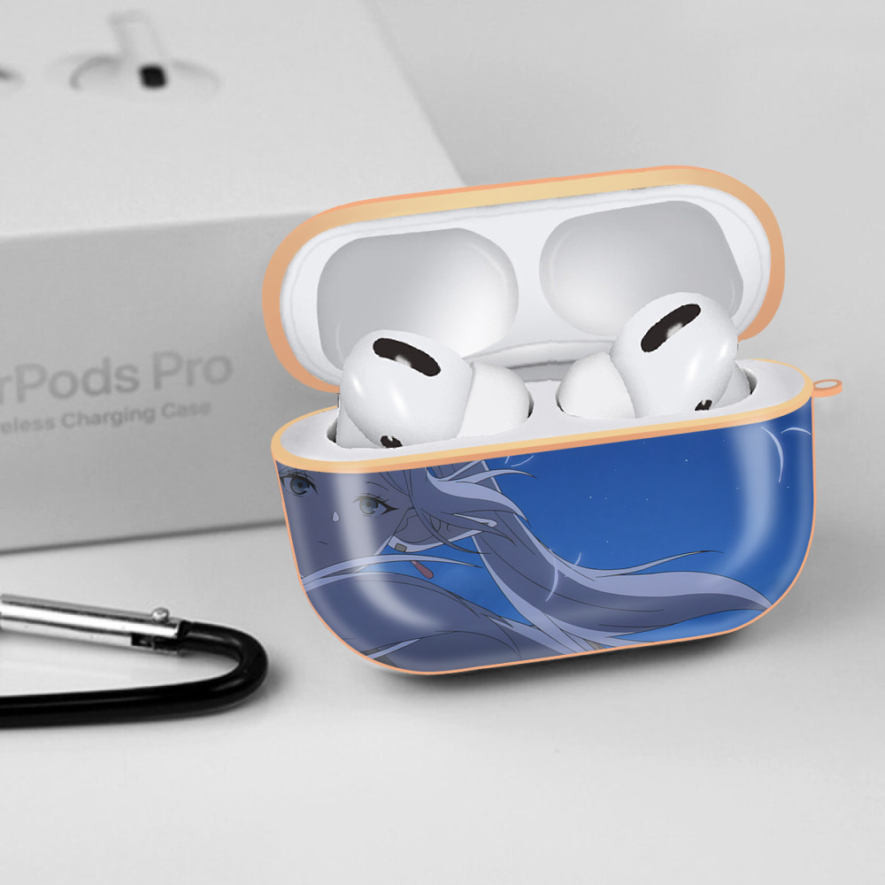 葬送のフリーレン Frieren 【AirPods Pro用】ハードシェル保護ケース｜耐衝撃・防指紋・カラビナ付き商品仕様