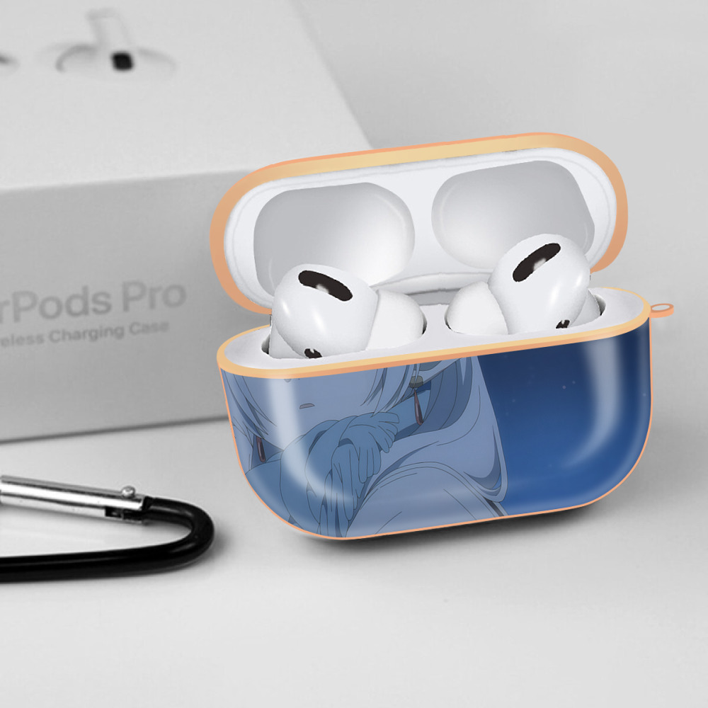 葬送のフリーレン Frieren 【AirPods Pro用】ハードシェル保護ケース｜耐衝撃・防指紋・カラビナ付き商品仕様