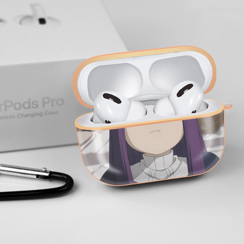 葬送のフリーレン Frieren 【AirPods Pro用】ハードシェル保護ケース｜耐衝撃・防指紋・カラビナ付き商品仕様