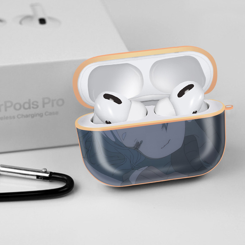 葬送のフリーレン Frieren 【AirPods Pro用】ハードシェル保護ケース｜耐衝撃・防指紋・カラビナ付き商品仕様