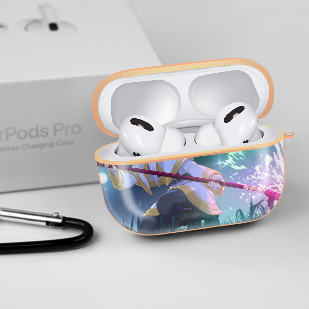葬送のフリーレン Frieren 【AirPods Pro用】ハードシェル保護ケース｜耐衝撃・防指紋・カラビナ付き商品仕様