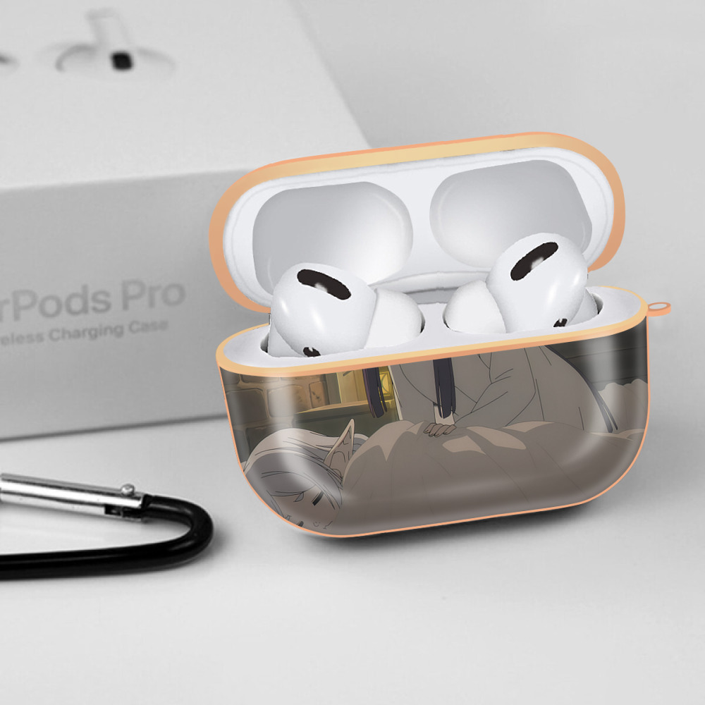 葬送のフリーレン Frieren 【AirPods Pro用】ハードシェル保護ケース｜耐衝撃・防指紋・カラビナ付き商品仕様