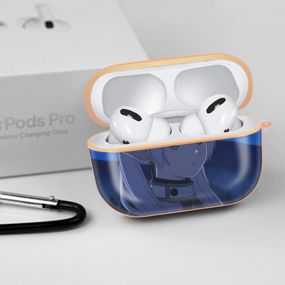 葬送のフリーレン Frieren 【AirPods Pro用】ハードシェル保護ケース｜耐衝撃・防指紋・カラビナ付き商品仕様