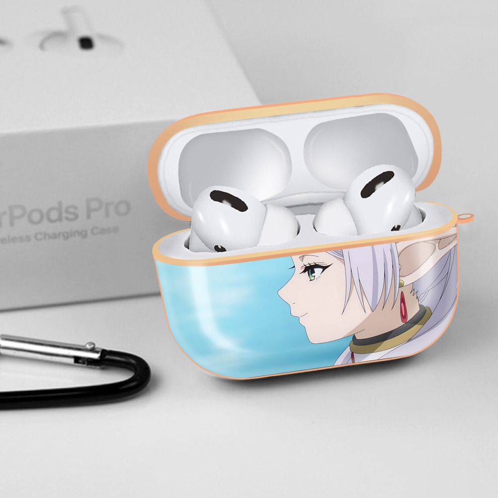 葬送のフリーレン Frieren 【AirPods Pro用】ハードシェル保護ケース｜耐衝撃・防指紋・カラビナ付き商品仕様